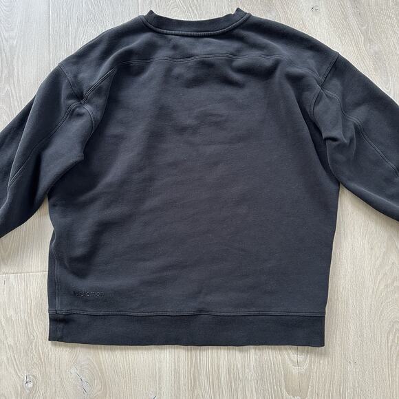Lululemon Women Sweatshirt Perfectly Oversized Crew Fleece Logo - Picture 8 of 9